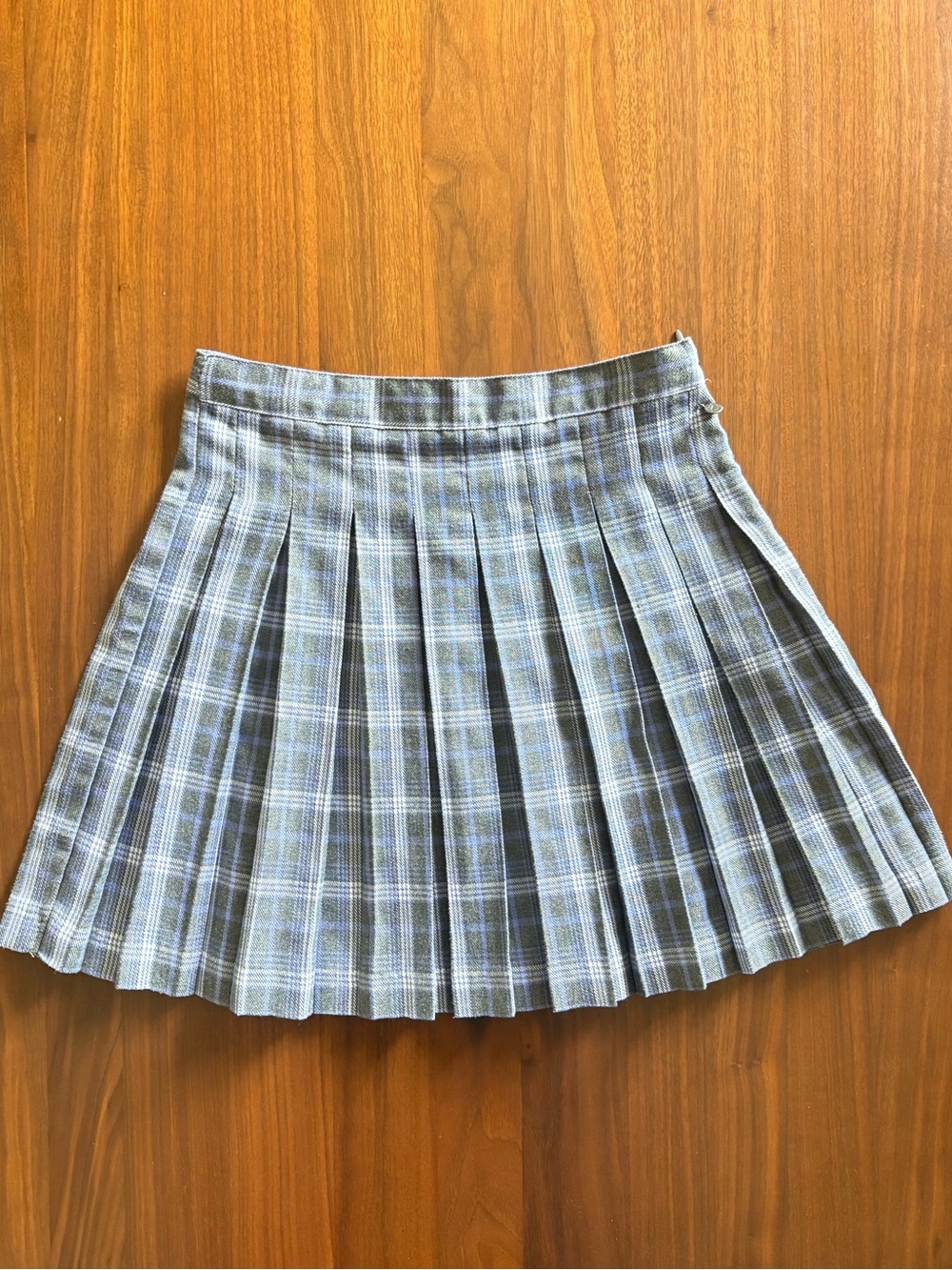 Y2K Pacific Republic pleated mini skirt
